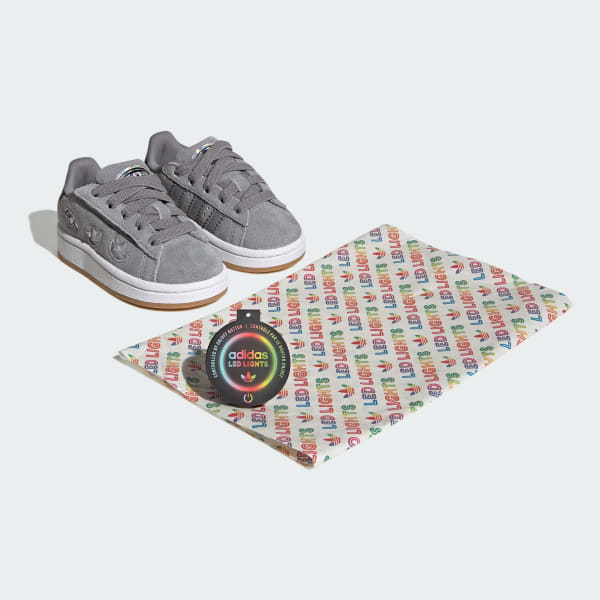 Plomo ZAPATILLAS CAMPUS 00s LUCES LED CON PASADORES ELÁSTICOS Y TIRA AJUSTABLE