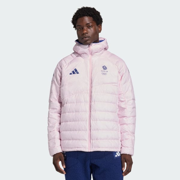 Pink BOA XPERIOR DOWN HOODED JACKET