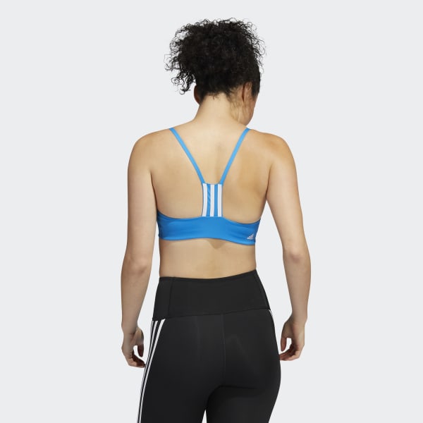 adidas Aeroimpact Training Light-Support Jacquard 3-Stripes Bra