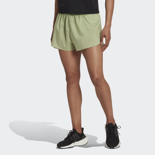Zielony Adizero Running Split Shorts N0981