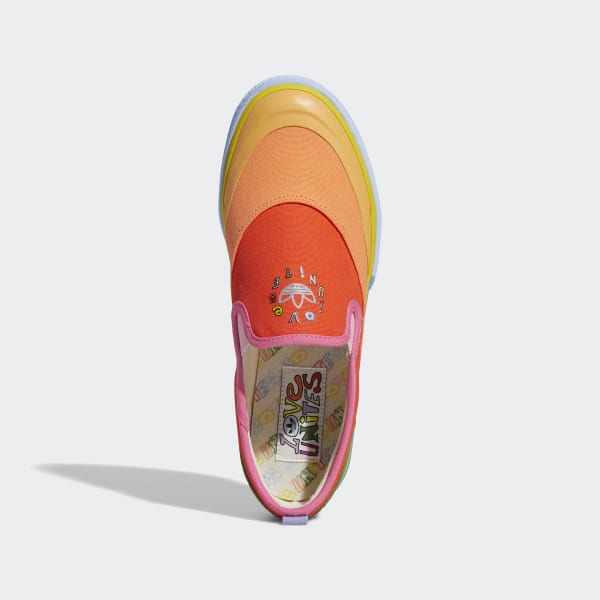 Rojo Zapatillas Nizza Pride Sin Cordones