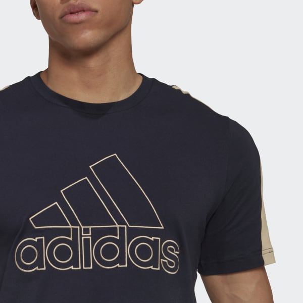 Azul Camiseta Future Icons Badge of Sport Bordada DO009