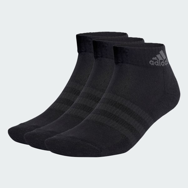 Svart Cushioned Sportswear Ankelsokker, 3 par