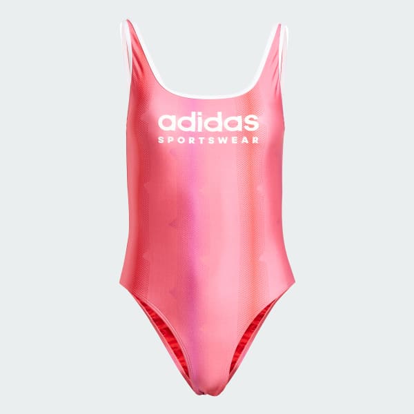 Pink Tiro U-Back Swimsuit