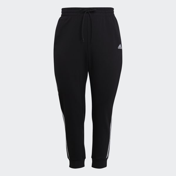Negro Pants adidas Essentials French Terry 3 Franjas