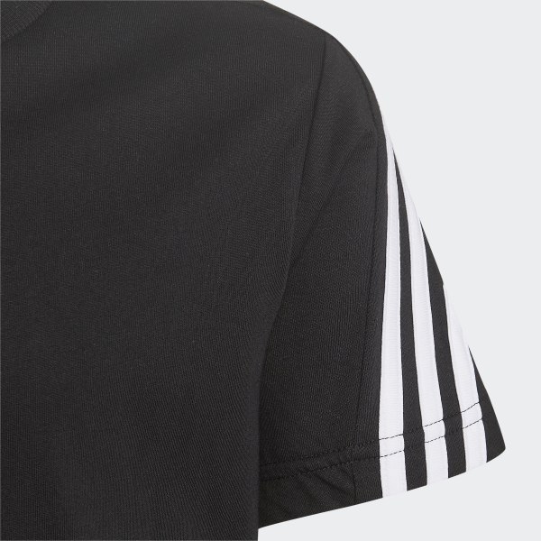 Μαύρο Future Icons 3-Stripes Tee
