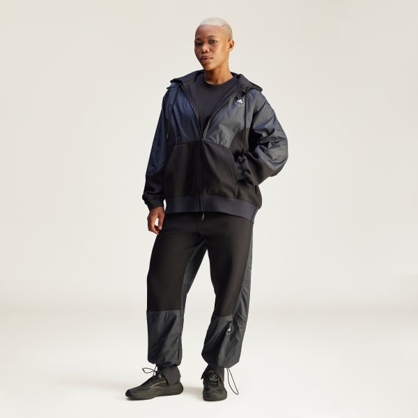 Black adidas by Stella McCartney Material Mix Full-Zip Hoodie