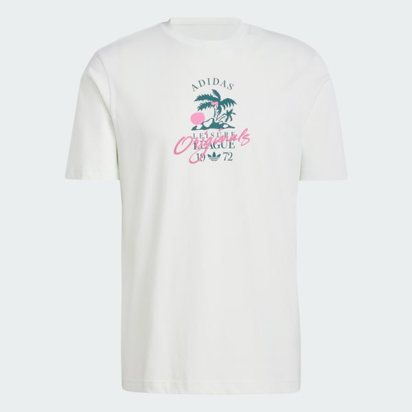★ adidas★ Leisure Logo Tee Crystal Jade JD6342 adidas Originals Leisure League Logo Tee - Green | adidas