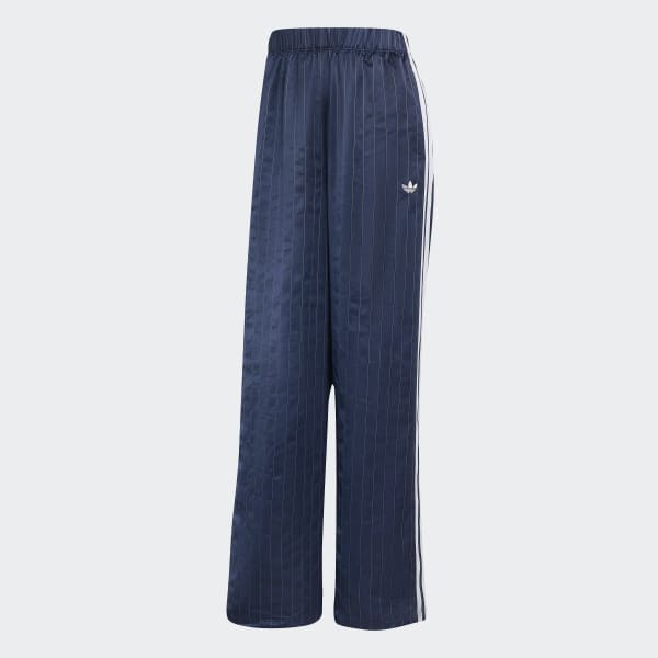 ★ adidas★ Pinstripe Satin Wide Pants Night Indigo KD2296 adidas_Originals_Wide_Leg_Pant