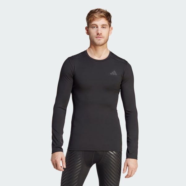 Negro Remera Manga Larga Techfit Control x RHEON™