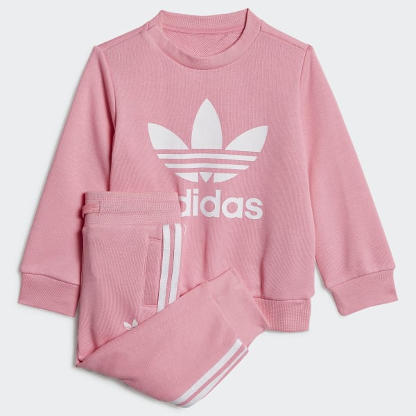 Tillid opretholde Sanders adidas Crew Sweatshirt sæt - Pink | adidas Denmark