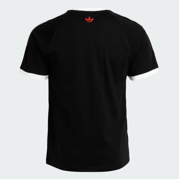 ブラック OSKカタカナ グラフィックTシャツ (半袖)