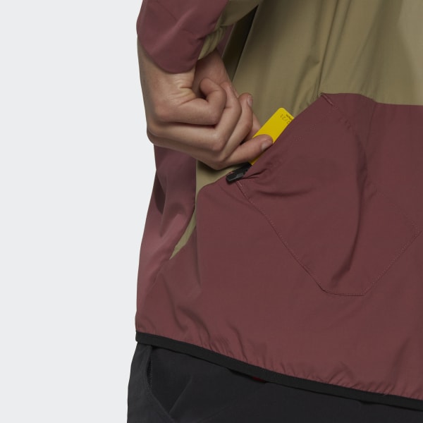 Burgundy Five Ten Wind Jacket