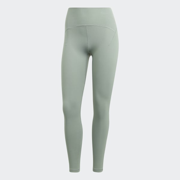 Verde Licras 7/8 Yoga Estudio Luxe Pretina Alta