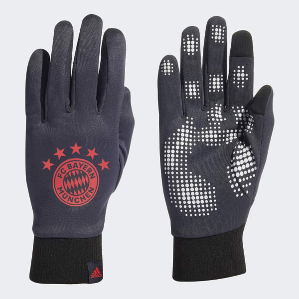 Szary FC Bayern Fieldplayer Gloves QF618