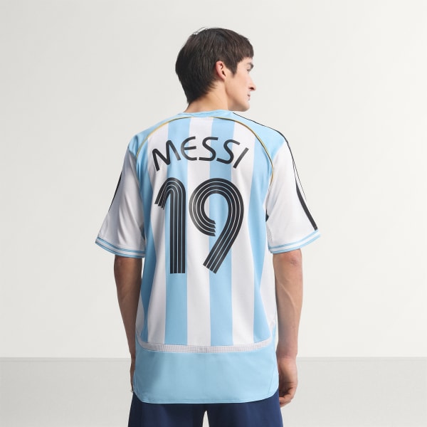 Blanco Camiseta Local Selección Argentina 2006 Messi