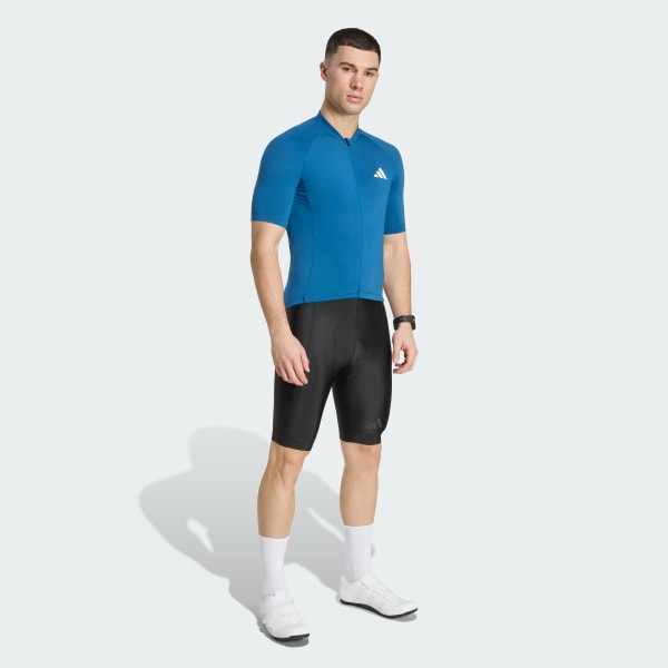 Blauw ESSENTIALS WIELRENSHIRT