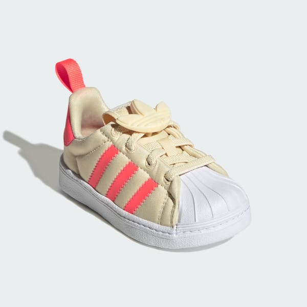 สีเหลือง รองเท้า Superstar 360 Comfort Closure สำหรับเด็ก