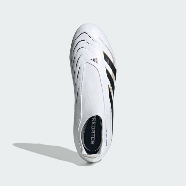Blanco Tacos Predator League Sin Cordones Terreno Firme/Multiterreno