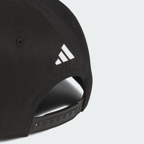 Black 3-STRIPES TOUR PRINT HAT