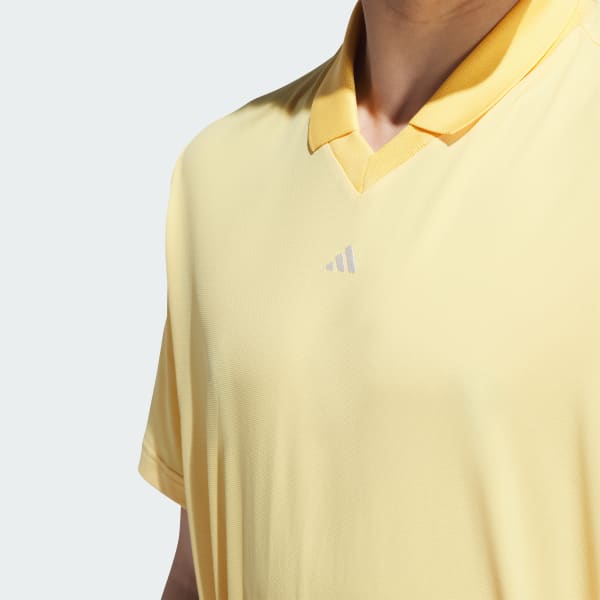 adidas Ultimate365 Twistknit Piqué Polo Shirt - Yellow adidas Ultimate365 Twistknit Piqué Polo Shirt - Yellow