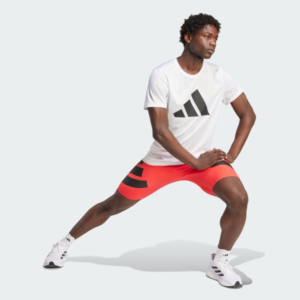 Red Adizero Road to Records Short Leggings