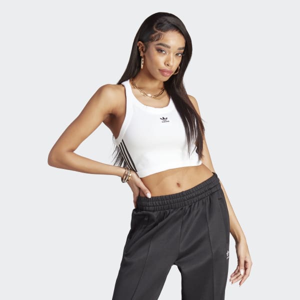 Adidas crop top and shorts on sale