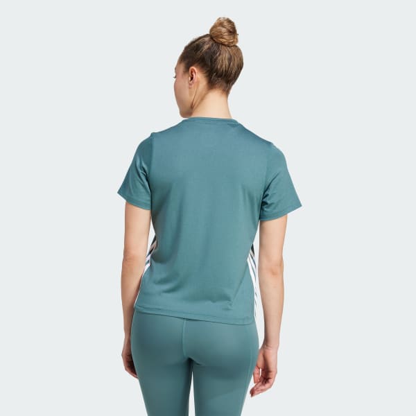 Verde Camiseta Train Essentials Workout 3 bandas