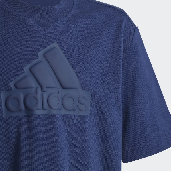 Blue Future Icons Logo Piqué Tee