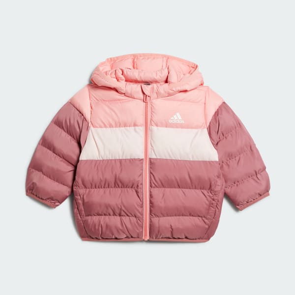 Adidas girl jacket pink best sale