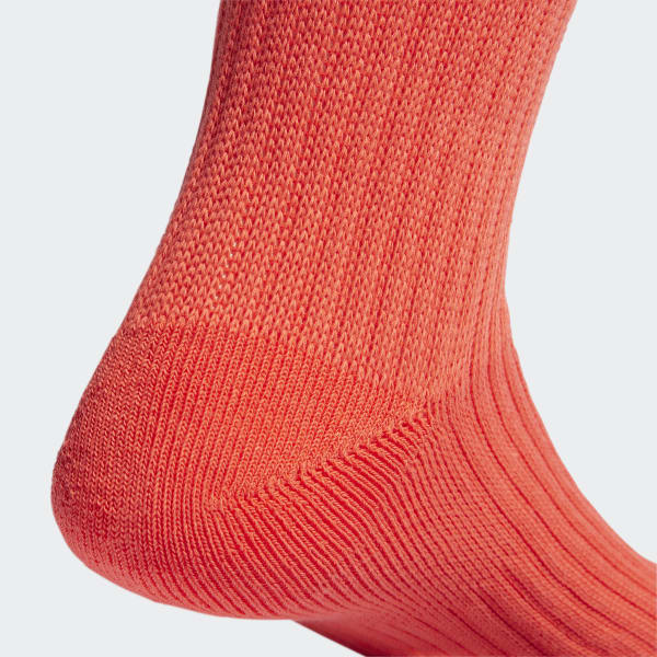 Red Slouchy Fit Socks KS387