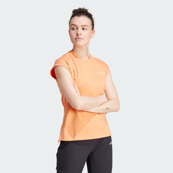 Orange Terrex Xploric Logo T-Shirt