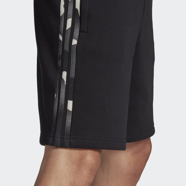 Svart Graphics Camo 3-Stripes Shorts