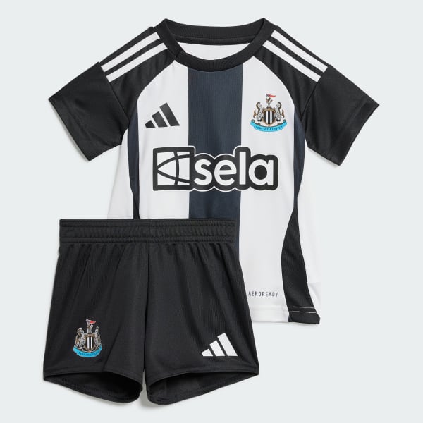Preto Equipamento Principal 24/25 do Newcastle United FC – Bebé