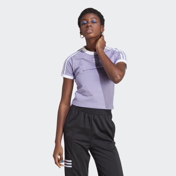 adidas Women's Lifestyle Always Original Tee - Purple adidas US