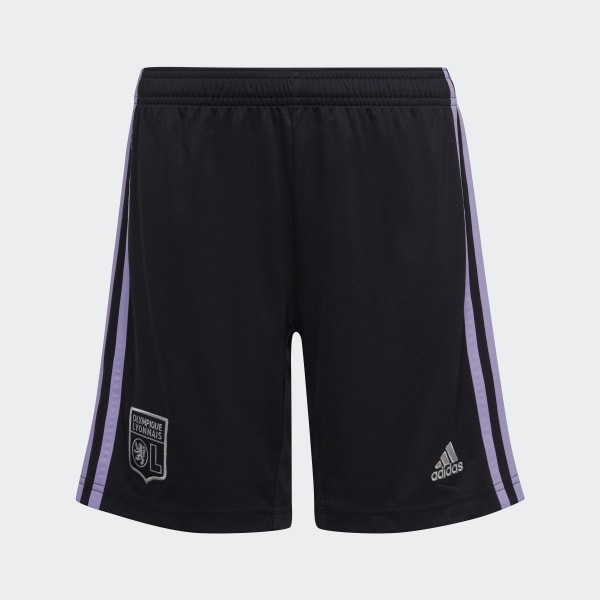 Negro Pantalón corto tercera equipación Olympique de Lyon 22/23