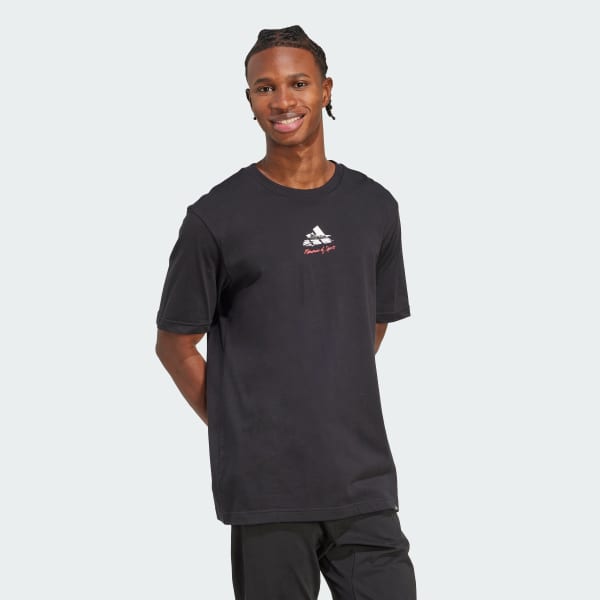 adidas Memories Of Sport Gallery Graphic Tee - Black | Free