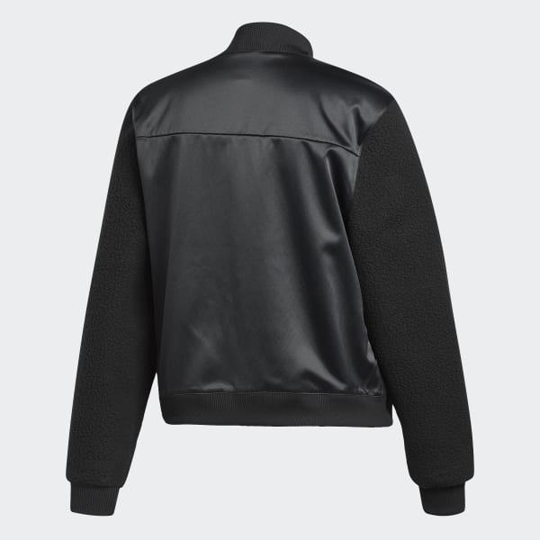 adidas ID Sherpa Bomber Jacket Black adidas US