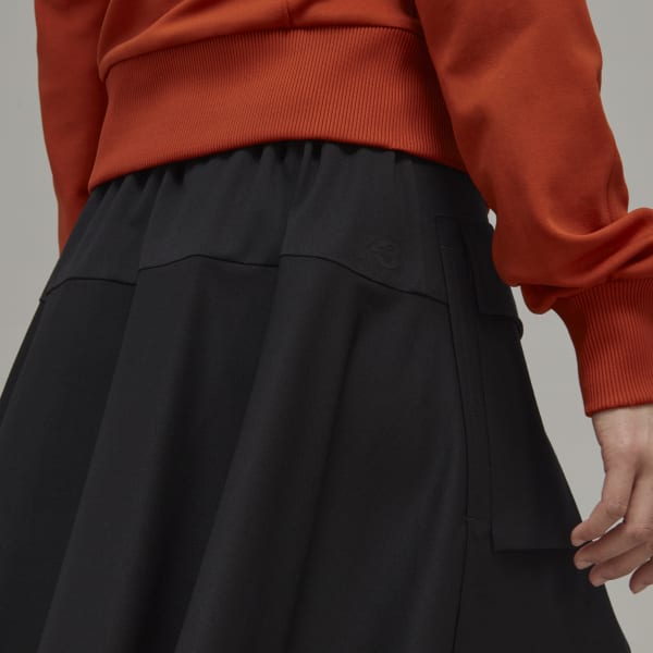 Czerń Y-3 Classic Refined Wool Skirt