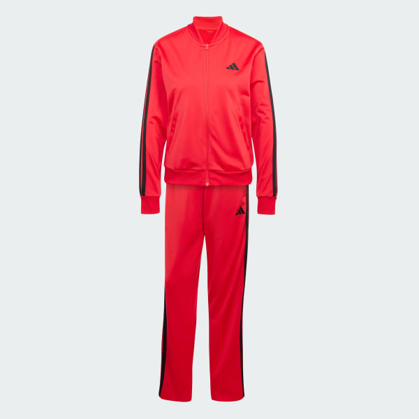 Track Suit Adidas Conjunto Rojo Conjunto Buzos Deportivos Hombre