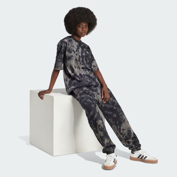 Negro Pants Tie-Dyed