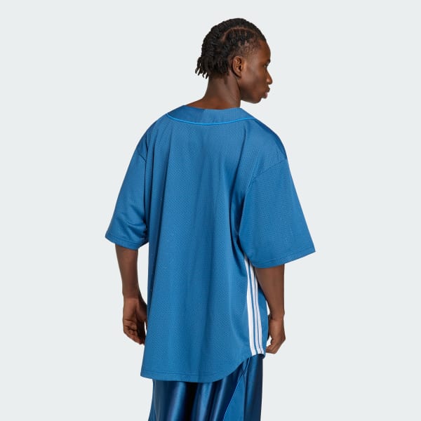 Blue STADIUM MESH BASEBALL SHIRT