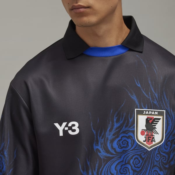 Y-3 サッカー日本代表 JC7571-APPA24 長袖シャツ XS adidas Y-3 JFA Long Sleeve Tee - Black | Free Shipping with