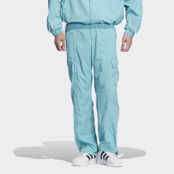 ★人気★ Adidas x Ordinary People Track Pants Lucid Cyan adidas Originals × Ordinary People ライトウーブンパンツ