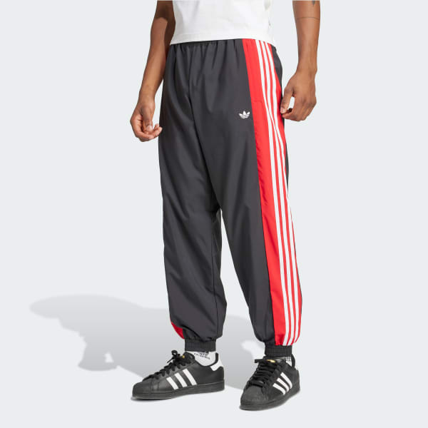 Czerwony adidas Originals Warm-Up Track Pants