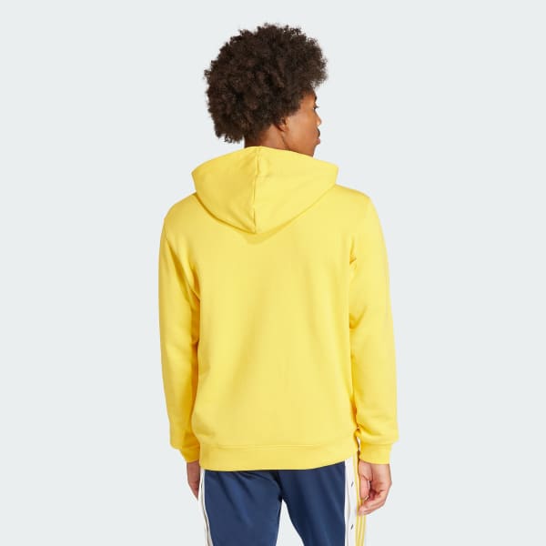 Amarelo Moletinho com Capuz Adicolor Classics Trefoil