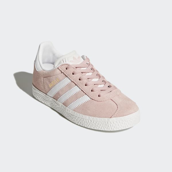 Zapatillas Gazelle rosas y blancas niña | adidas España