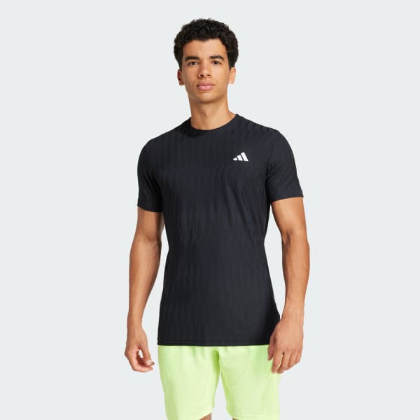adidas T-shirt de tennis Climacool+ AIRCHILL FreeLift Noir
