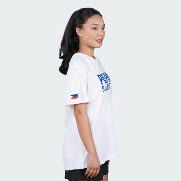 White Women's Pilipinas Basketbol Tee