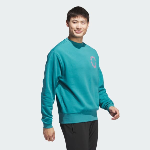 Turquoise Break the Norm Graphic Crew Sweatshirt (Gender Neutral)